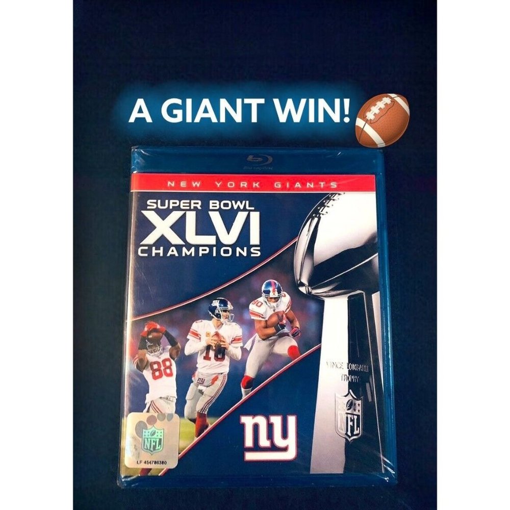 NFL Super Bowl XLVI Champions: 2011 New York Giants [Blu-ray] [2012] NEW!